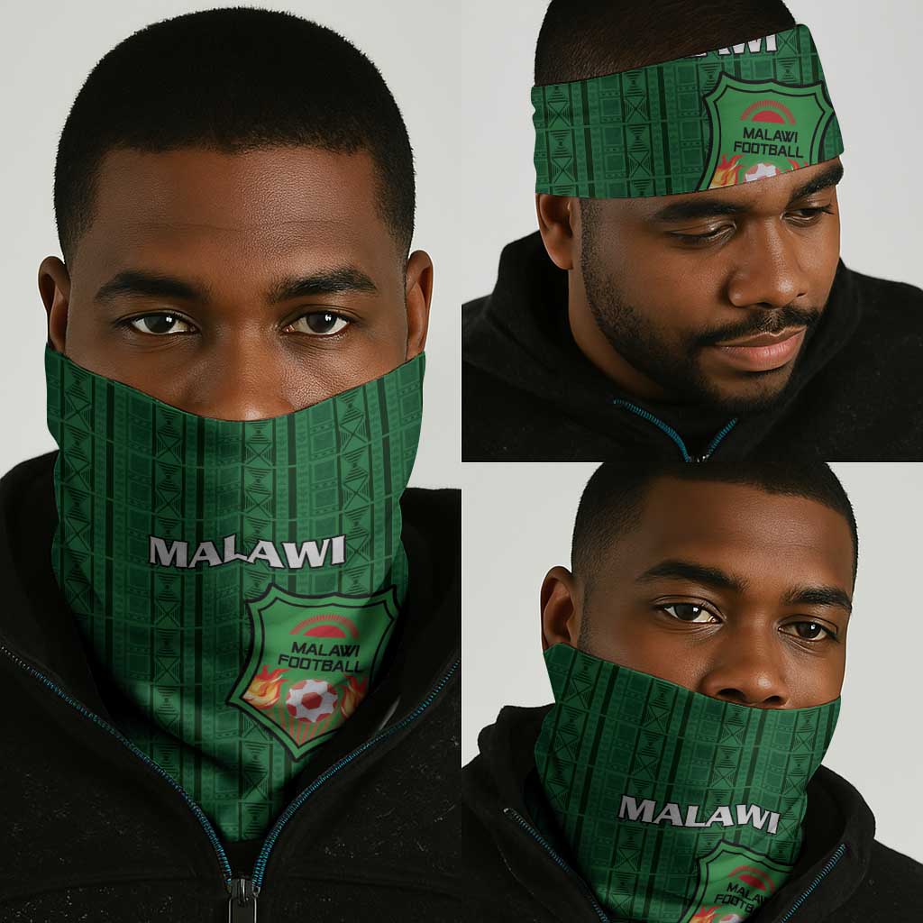 Malawi Football Neck Gaiter Go Champions - Green LT15