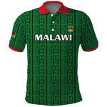 Custom Malawi Football Polo Shirt Go Champions - Green - African Pride