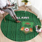 Malawi Football Round Carpet Go Champions - Green - African Pride