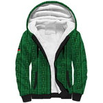 Custom Malawi Football Sherpa Hoodie Go Champions - Green - African Pride
