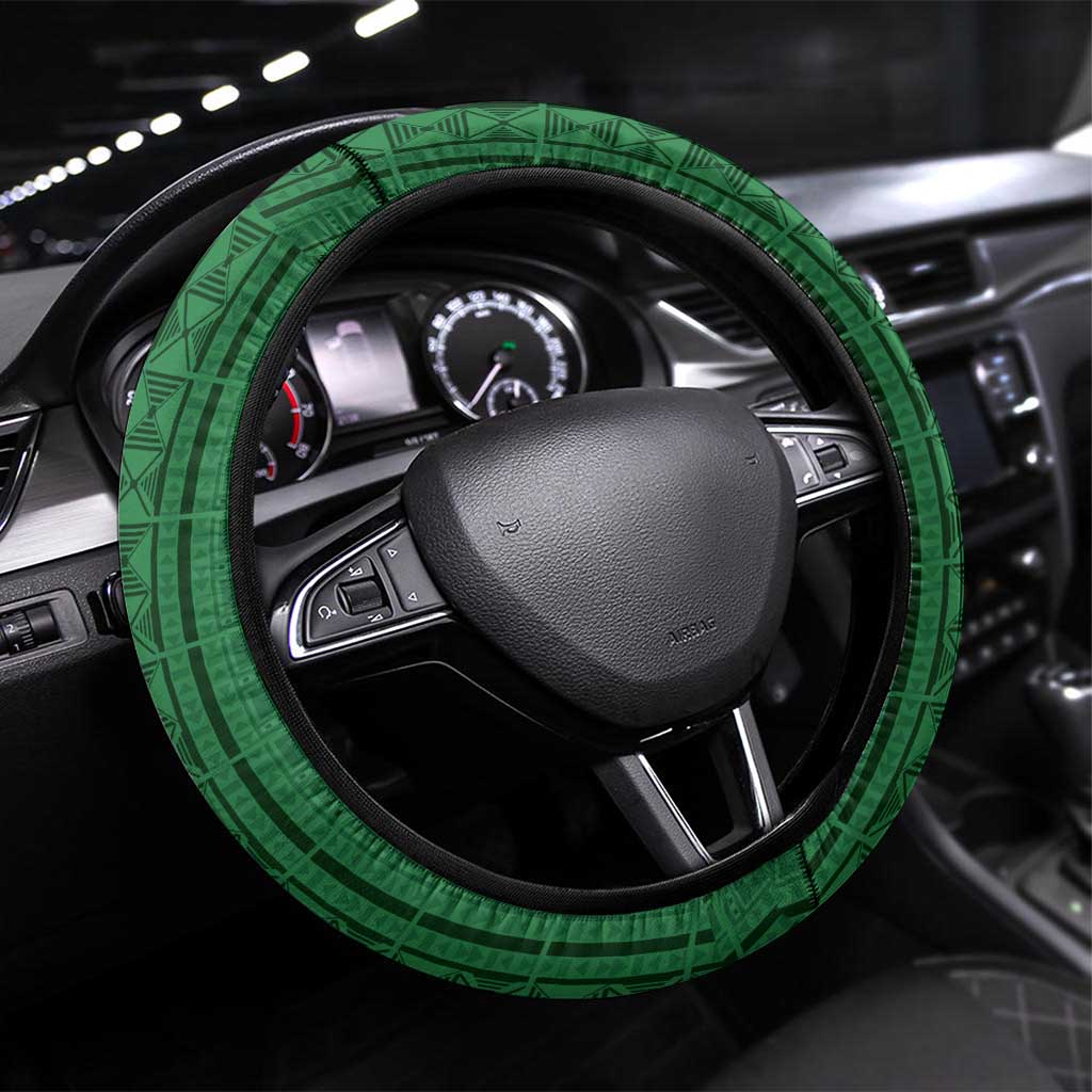 Malawi Football Steering Wheel Cover Go Champions - Green - African Pride