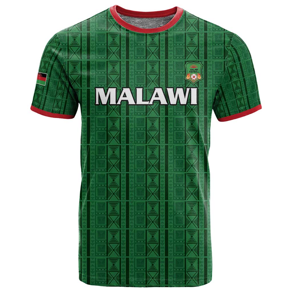 Custom Malawi Football T shirt Go Champions - Green - African Pride