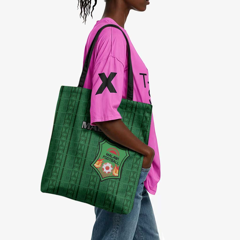 Malawi Football Tote Bag Come On Flames - Green