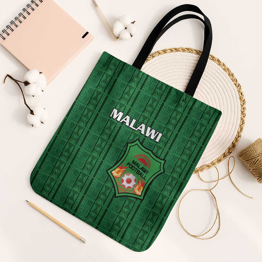 Malawi Football Tote Bag Come On Flames - Green