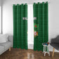 Malawi Football Window Curtain Go Champions - Green - African Pride