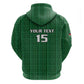 Custom Malawi Football Zip Hoodie Go Champions - Green - African Pride