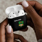 Malawi Football AirPods Case Come On Flames - Black