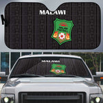 Malawi Football Auto Sun Shade Come On Flames - Black