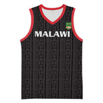 Custom Malawi Football Basketball Jersey Go Champions - Black LT15