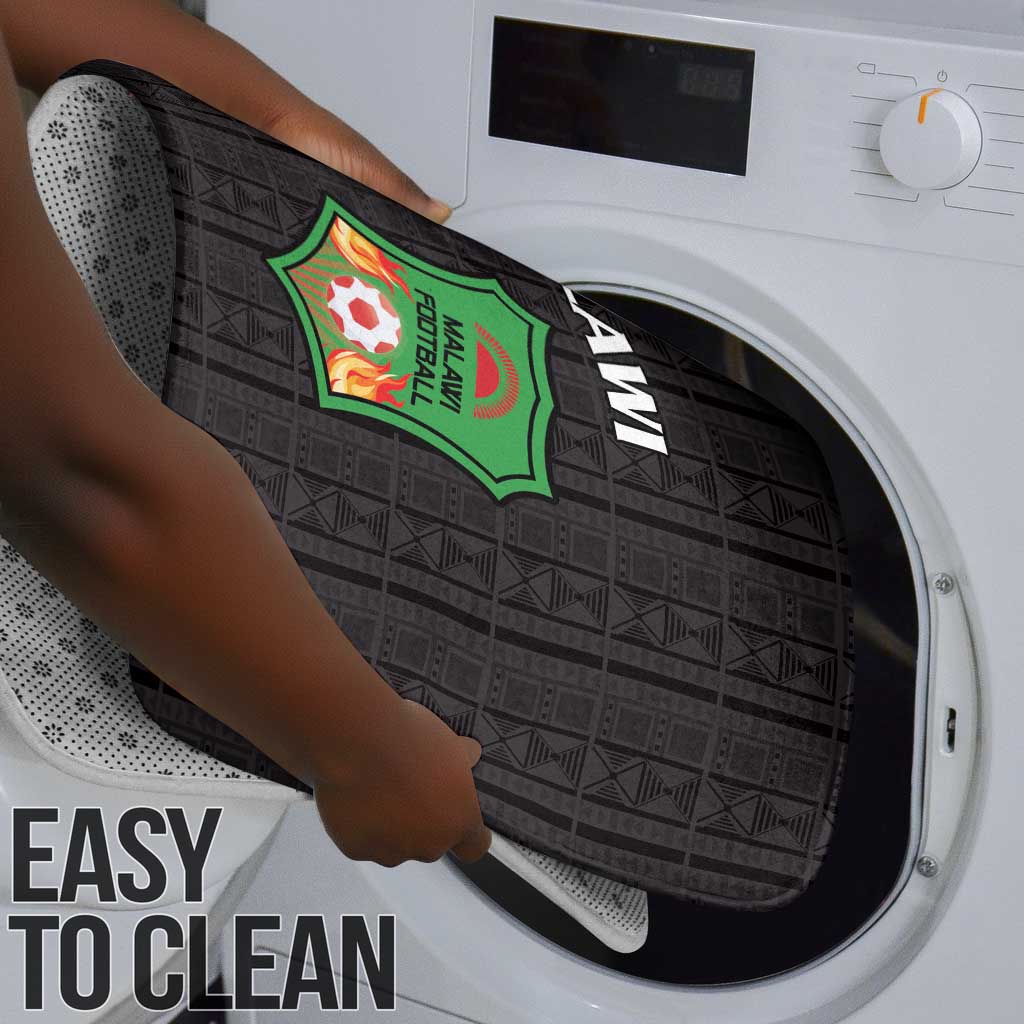 Malawi Football Bathroom Set Come On Flames - Black