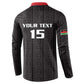 Custom Malawi Football Button Sweatshirt Come On Flames - Black