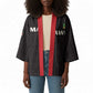 Custom Malawi Football Kimono Come On Flames - Black