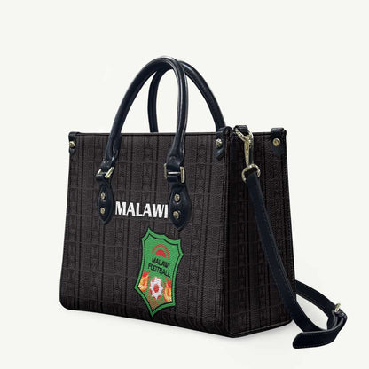 Malawi Football Leather Bag Come On Flames - Black