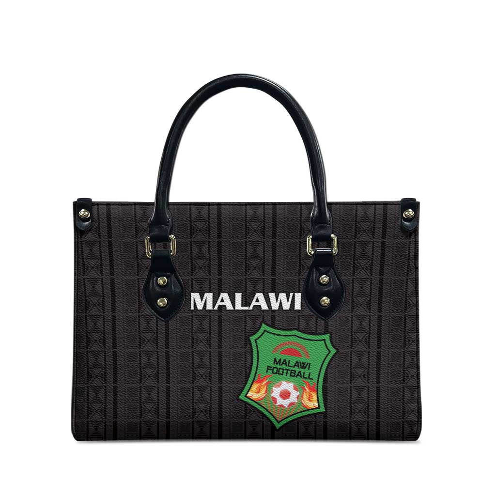 Malawi Football Leather Bag Come On Flames - Black