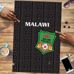 Malawi Football Puzzle Come On Flames - Black