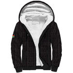 Custom Malawi Football Sherpa Hoodie Go Champions - Black - African Pride