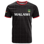 Custom Malawi Football T shirt Go Champions - Black - African Pride