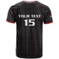 Custom Malawi Football T shirt Go Champions - Black - African Pride
