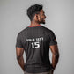 Custom Malawi Football T shirt Go Champions - Black - African Pride
