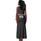 Custom Malawi Football Tank Maxi Dress Go Champions - Black - African Pride