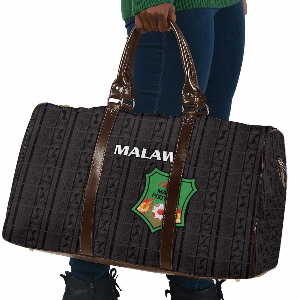 Malawi Football Travel Bag Come On Flames - Black