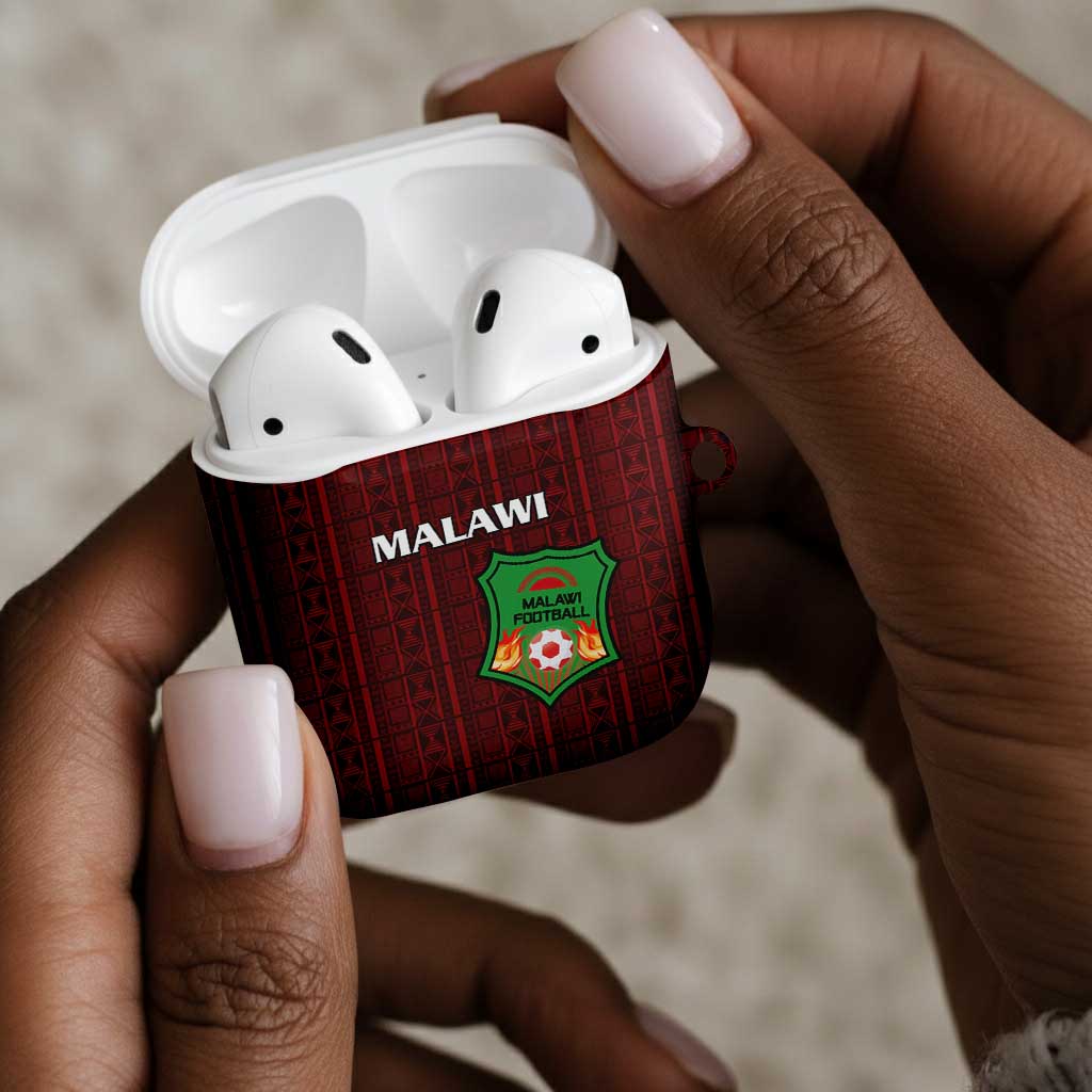 Malawi Football AirPods Case Come On Flames - Red