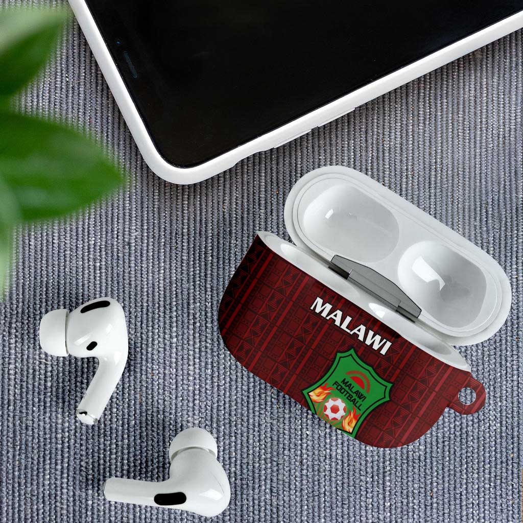 Malawi Football AirPods Case Come On Flames - Red