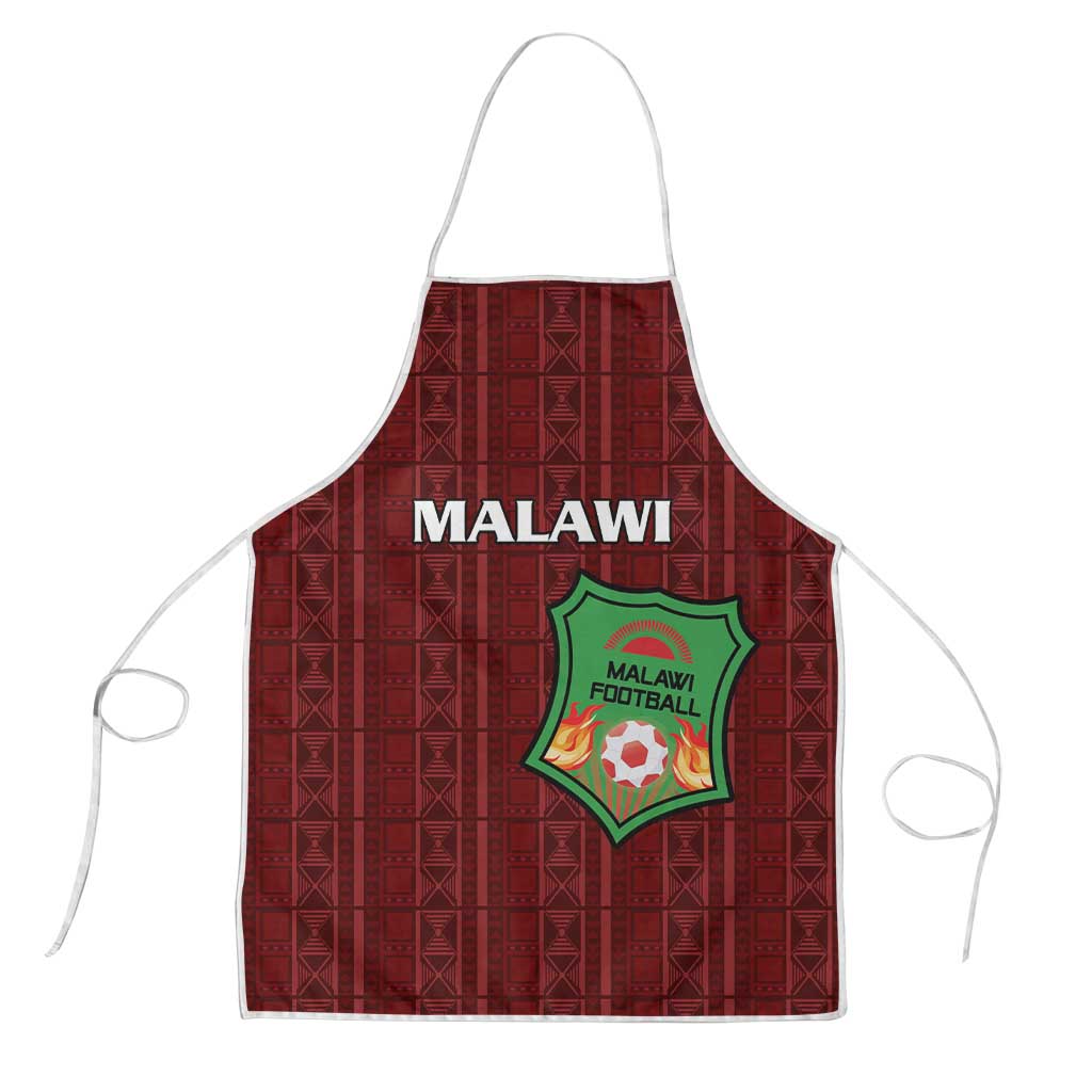 Malawi Football Apron Come On Flames - Red