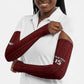 Custom Malawi Football Arm Sleeves Come On Flames - Red