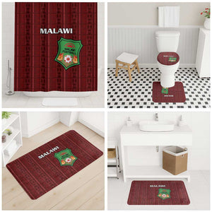 Malawi Football Bathroom Set Come On Flames - Red