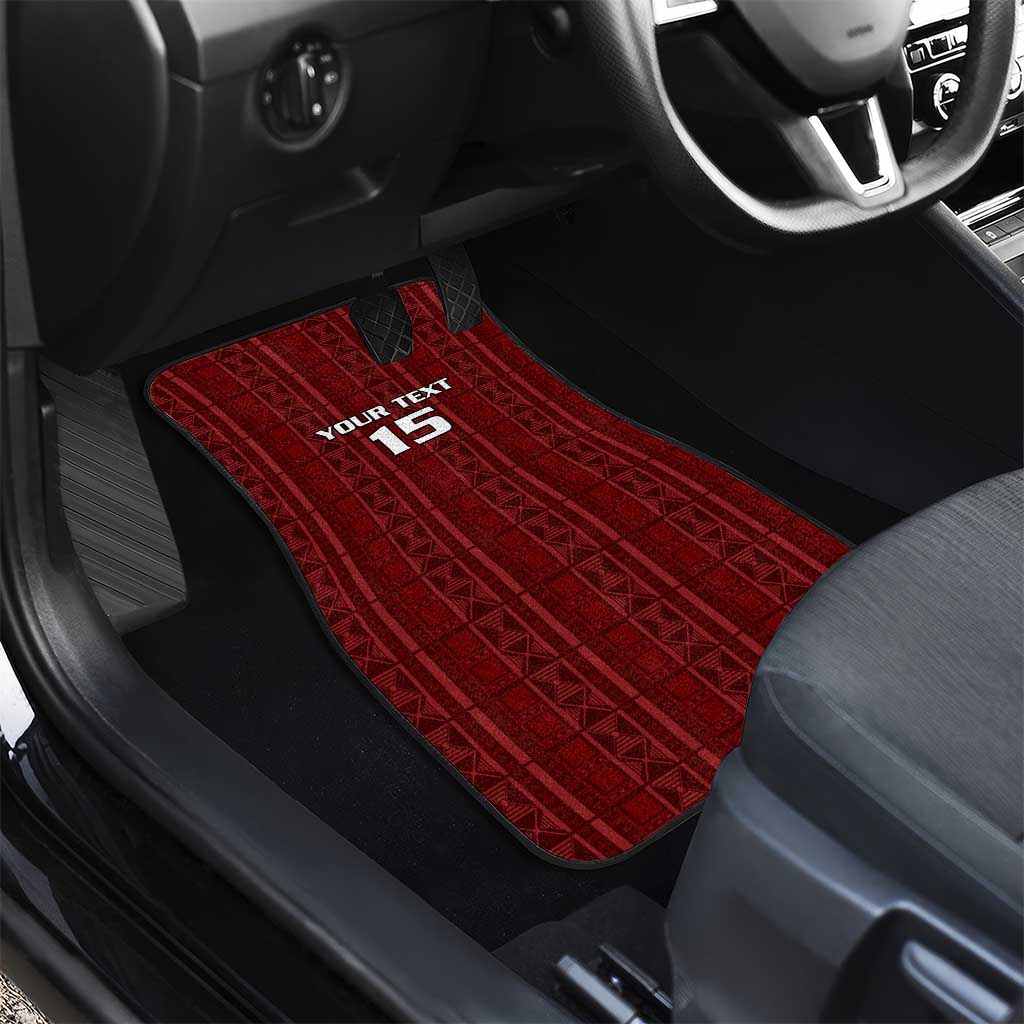 Malawi Football Car Mats Go Champions - Red - African Pride