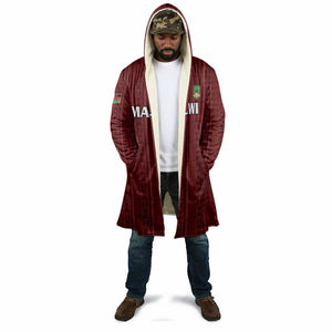 Custom Malawi Football Cloak Come On Flames - Red
