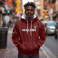 Custom Malawi Football Hoodie Go Champions - Red - African Pride