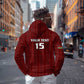 Custom Malawi Football Hoodie Go Champions - Red - African Pride