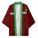 Custom Malawi Football Kimono Come On Flames - Red