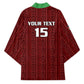 Custom Malawi Football Kimono Come On Flames - Red