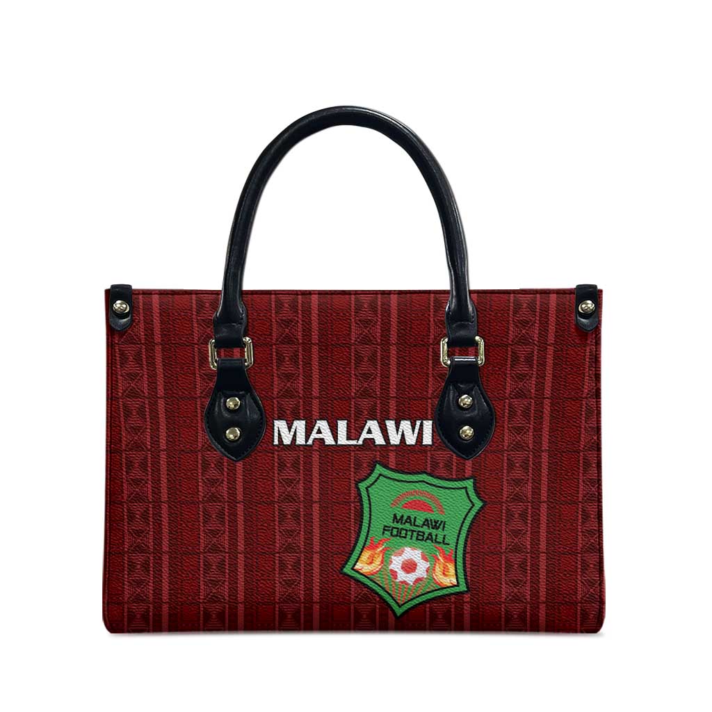 Malawi Football Leather Bag Come On Flames - Red