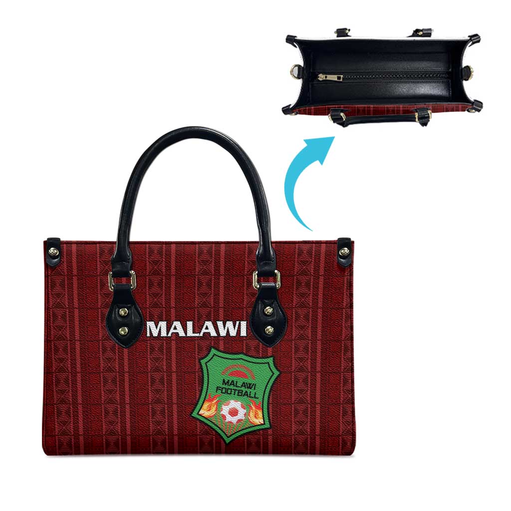 Malawi Football Leather Bag Come On Flames - Red