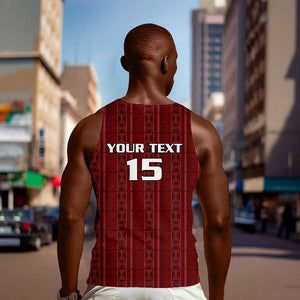 Custom Malawi Football Men Tank Top Go Champions - Red - African Pride