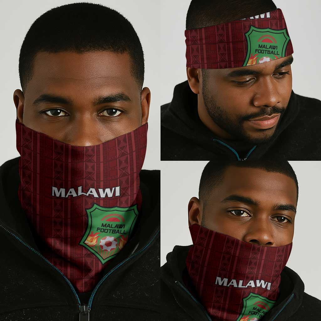 Malawi Football Neck Gaiter Go Champions - Red LT15