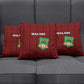 Malawi Football Pillow Cover Come On Flames - Red