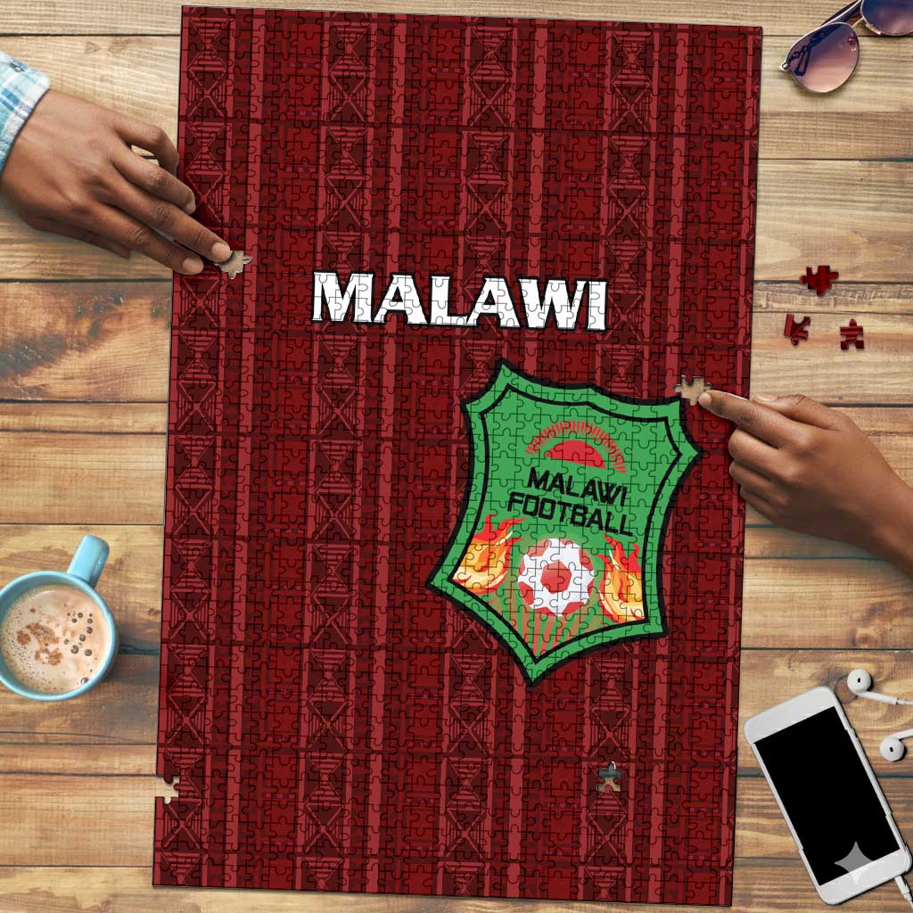 Malawi Football Puzzle Come On Flames - Red