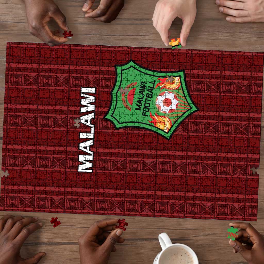 Malawi Football Puzzle Come On Flames - Red