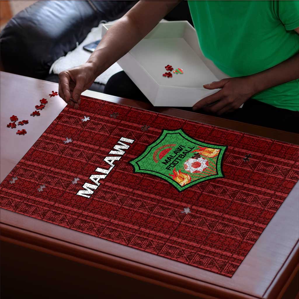 Malawi Football Puzzle Come On Flames - Red