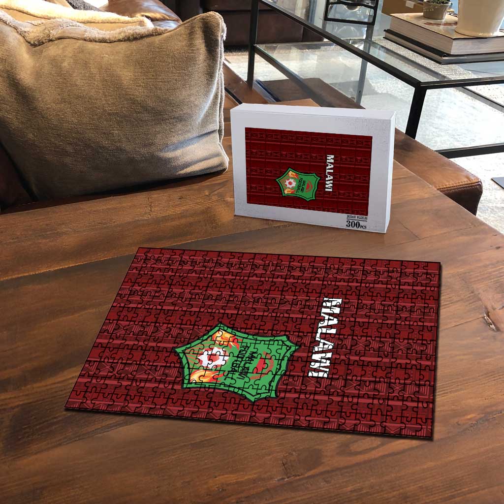 Malawi Football Puzzle Come On Flames - Red