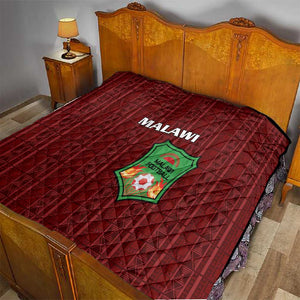 Malawi Football Quilt Go Champions - Red - African Pride