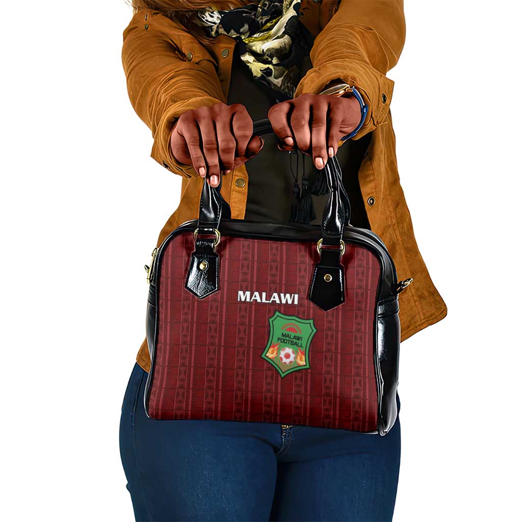 Malawi Football Shoulder Handbag Go Champions - Red - African Pride