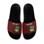 Malawi Football Slide Sandals Come On Flames - Red