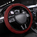 Malawi Football Steering Wheel Cover Go Champions - Red - African Pride