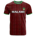 Custom Malawi Football T shirt Go Champions - Red - African Pride